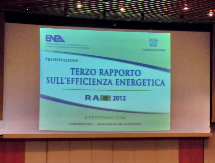 Enea, Rapporto Efficienza Energetica 2012